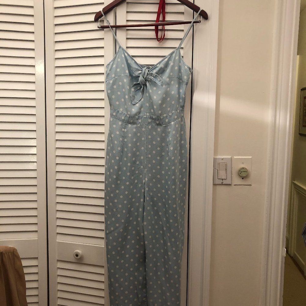 Romeo & Juliet Couture light blue jumpsuit